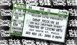 Cheap Trick with OK GO