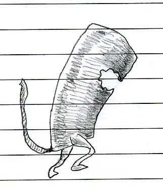 Request-a-Doodle: Candy Bar with Legs & a Tail