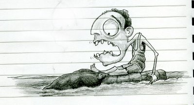 Request-a-doodle: Leech on my leg