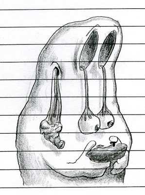 request-a-doodle: ghost playing xbox