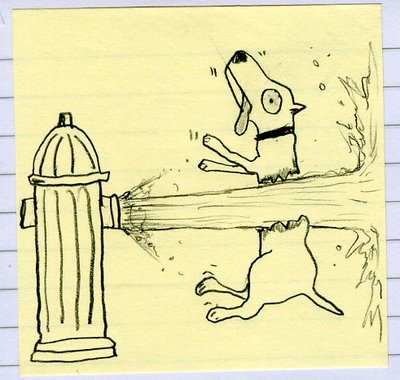 Request-a-doodle: Hydrant v. Dog