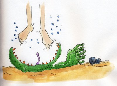 You never know what’s in that water