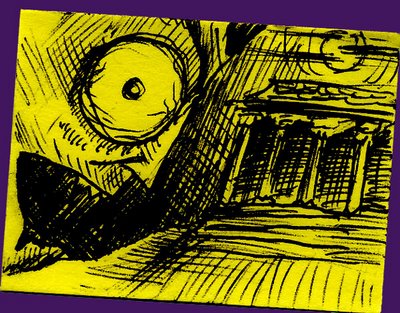 Dracula Outside the Mausoleum