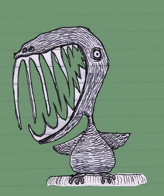 Toothy Bird Creature