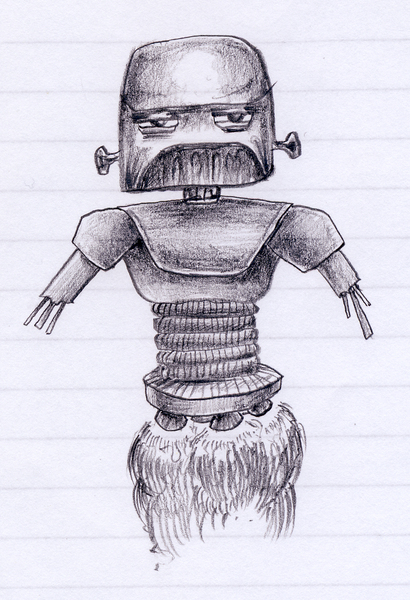 Arm-less Rockety Robot