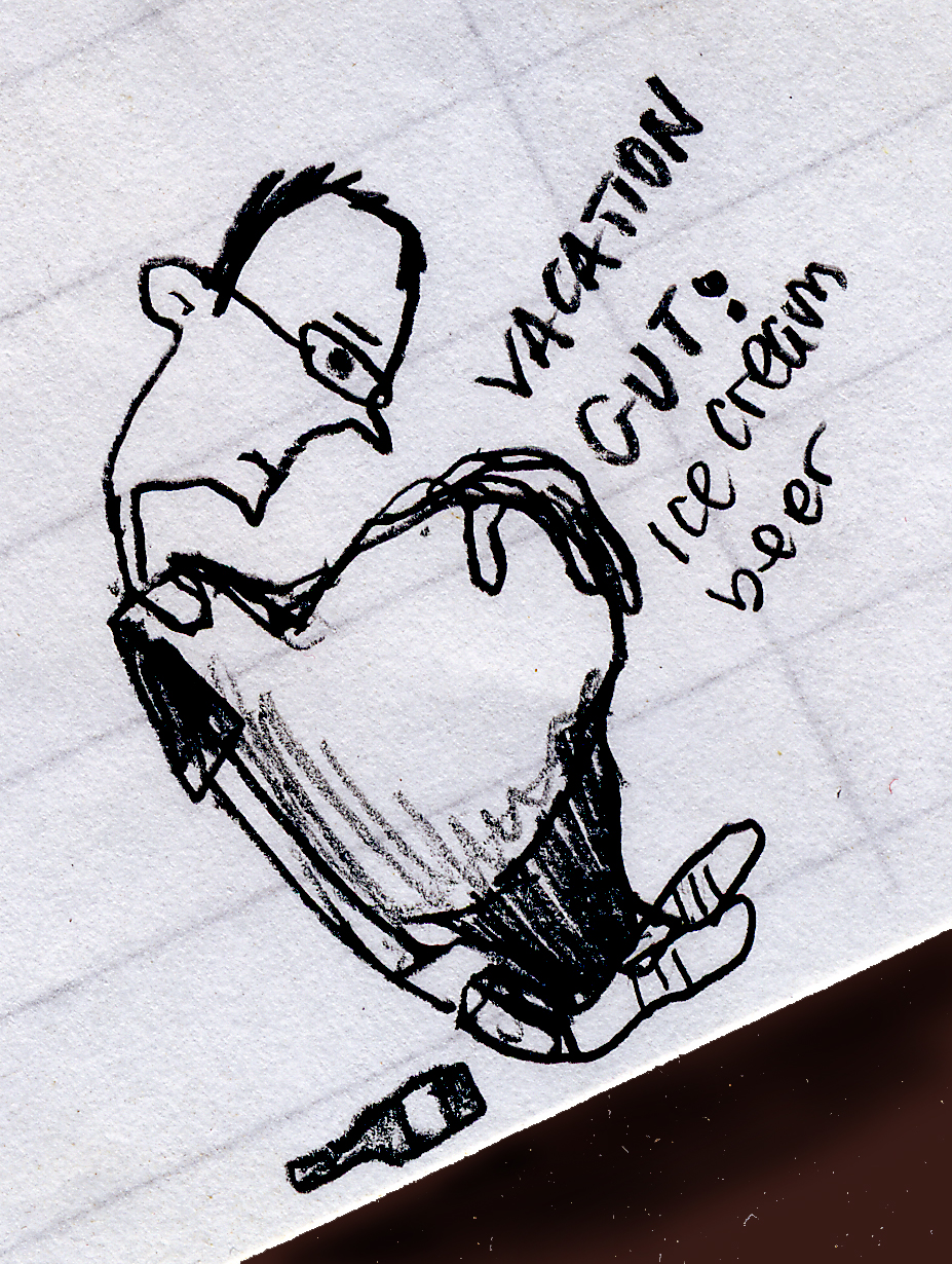 Vacation Gut: The Product of Ice Cream & Beer