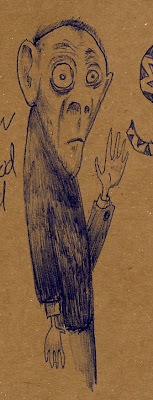 Creepy Postcard Dude