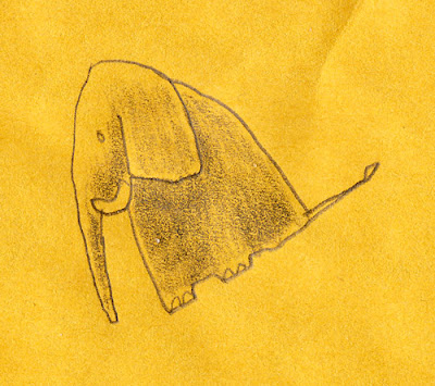 Elephant on an envelope