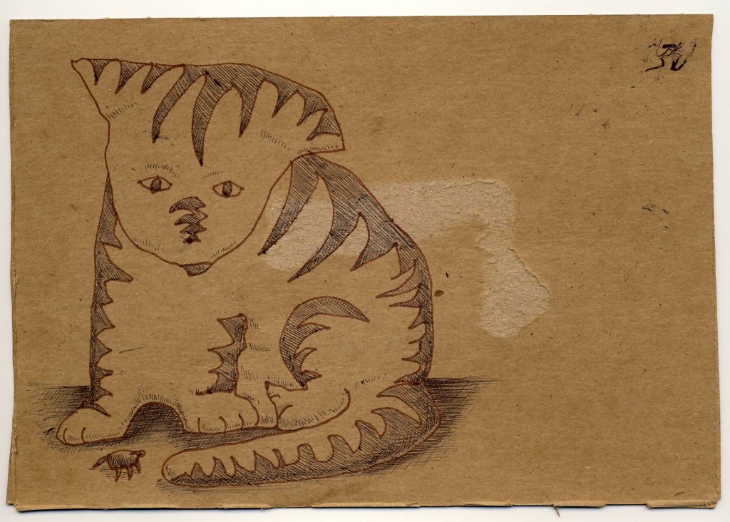 Thank You Cat Postcard